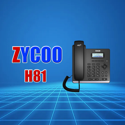 EN 55032:2015 VoIP-bureautelefoon met 2,8 inch 320x240 LCD-kleurenscherm