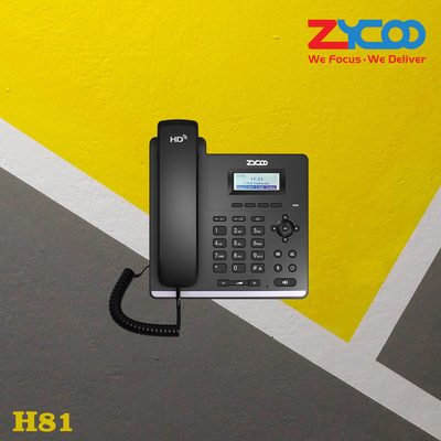 DC 5V/0.6A Wifi Bureautelefoon Voip 4.3W Voor Enterprise-werknemers